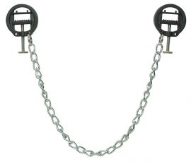 fetish Collection Nipple Clamps with Metal Chain
