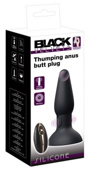 Black Velvets Thumping anus butt plug