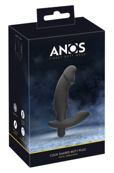 ANOS Cock Shaped Butt Plug with Vibration