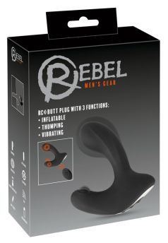 Rebel RC Butt Plug with 3 functions