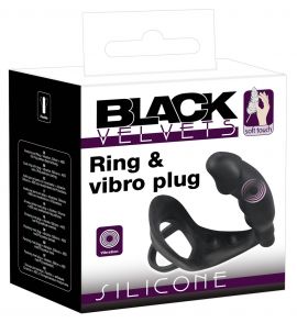 Black Velvets Ring & Vibro Plug