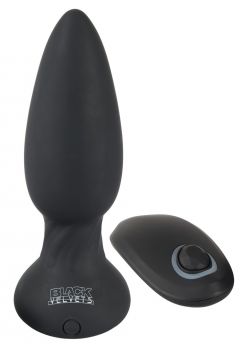 Black Velvets Remote controlled vibrating plug