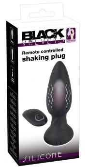 Black Velvets remote controlled shaking plug