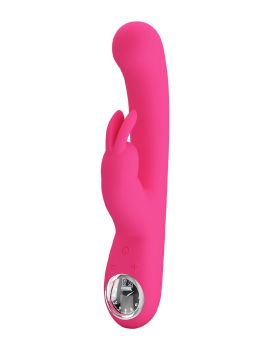 Pretty Love LAMAR Bunny Vibrator mit LED-Anzeige Pink