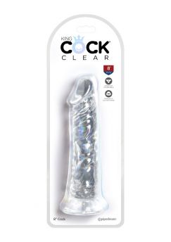 PIPEDREAM KING COCK CRYSTAL DILDO 8 INCH