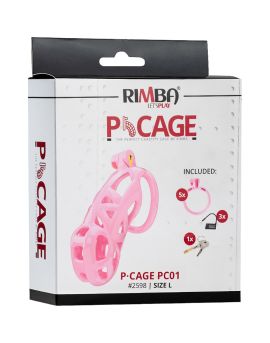 RIMBA PENISKÄFIG P-CAGE PC01 LARGE ROSA