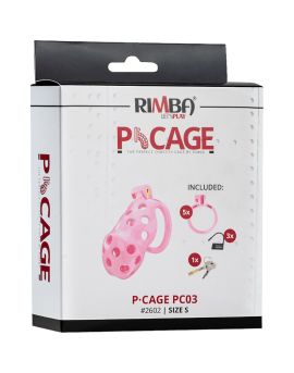 RIMBA PENISKÄFIG P-CAGE PC03 SMALL ROSA