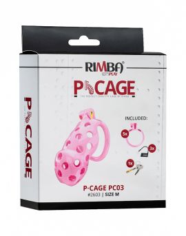RIMBA PENISKÄFIG P-CAGE PC03 MEDIUM ROSA