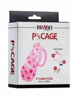 RIMBA PENISKÄFIG P-CAGE PC03 LARGE ROSA