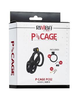 RIMBA PENISKÄFIG P-CAGE PC02 SMALL SCHWARZ