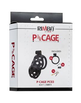 RIMBA PENISKÄFIG P-CAGE PC03 SMALL SCHWARZ