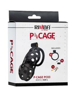 RIMBA PENISKÄFIG P-CAGE PC03 LARGE SCHWARZ