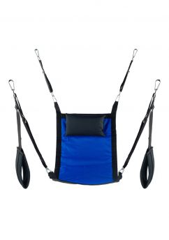 Rectangular canvas sling - 4 points - Full set - Blue