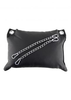 Leather pillow - Black