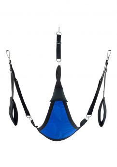 MR. SLING Triangle canvas sling - 3 or 4 points - Full set - Blue