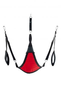 MR. SLING Triangle canvas sling - 3 or 4 points - Full set - Red