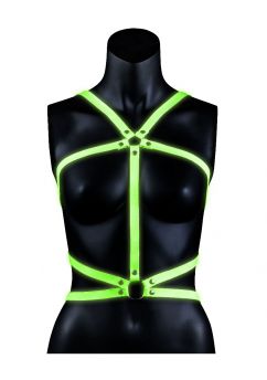 OUCH! GLOW IN THE DARK BODY HARNESS 739