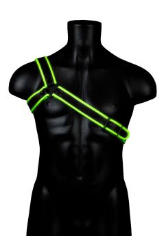 OUCH! GLOW IN THE DARK GLADIATOR HARNESS 761