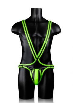 OUCH! GLOW IN THE DARK FULL BODY HARNESS 774