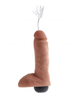 PIPEDREAM KING COCK MIT SPRITZFUNKTION 8 INCH NATUR