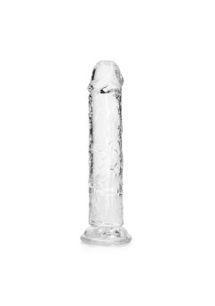 Straight Realistic Dildo Suction Cup - 7'' / 18 - Tra
